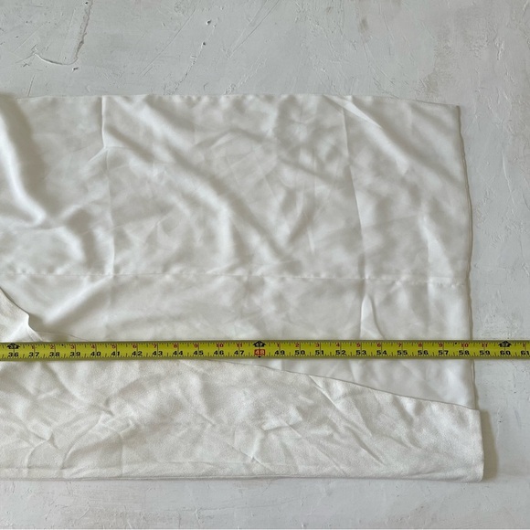 Revolve Lovers+Friends Eternity Expose Midriff Ivory Maxi Dress Asymmetric Hem S - Picture 9 of 12